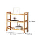 Etagere Bücherregal Bamboo Open Back Regal Bücherregal für den Studienraum