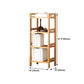 Etagere Bücherregal Bamboo Open Back Regal Bücherregal für den Studienraum