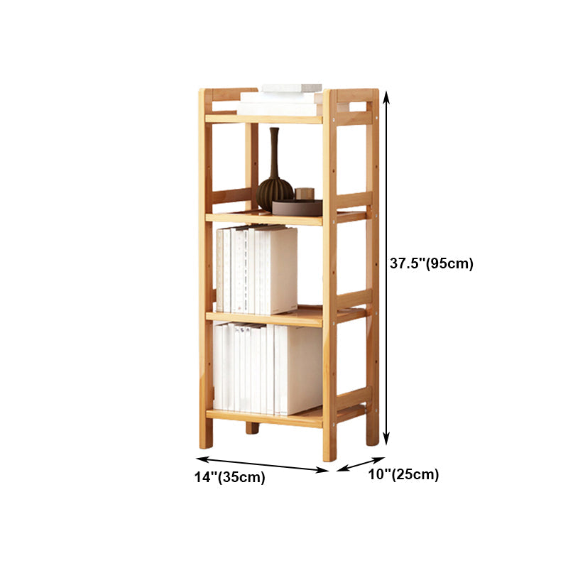 Etagere Bücherregal Bamboo Open Back Regal Bücherregal für den Studienraum