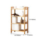Etagere Bücherregal Bamboo Open Back Regal Bücherregal für den Studienraum
