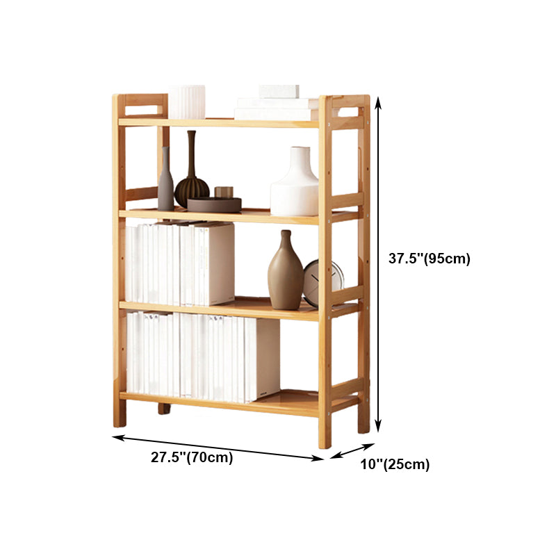 Etagere Bücherregal Bamboo Open Back Regal Bücherregal für den Studienraum