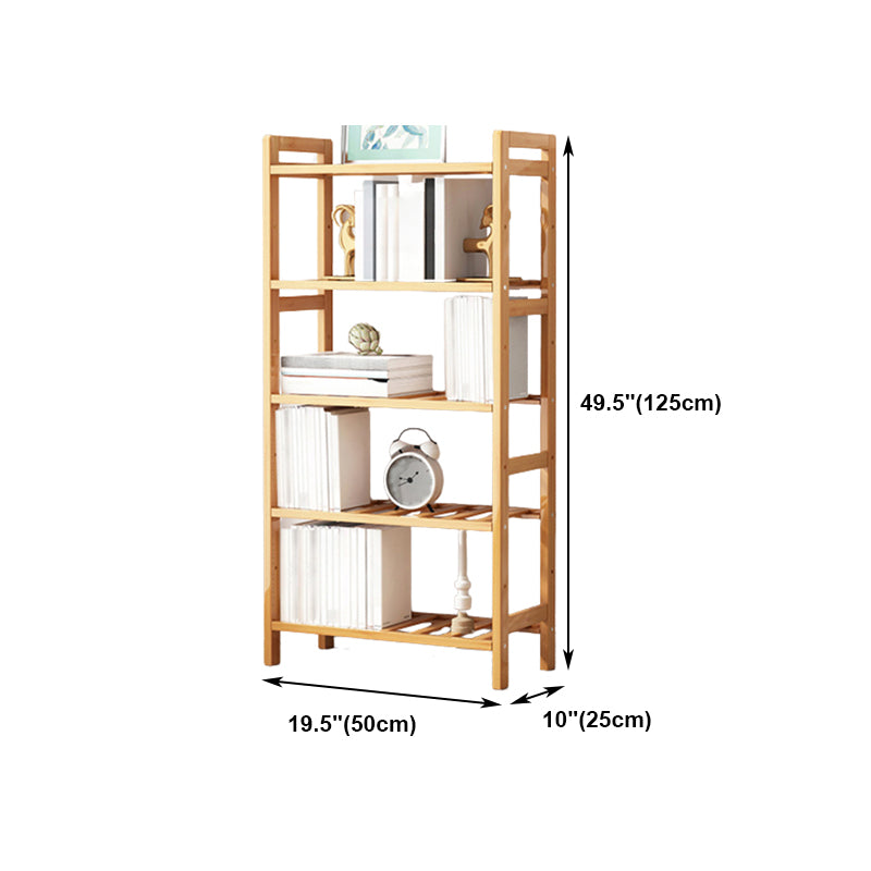 Etagere Bücherregal Bamboo Open Back Regal Bücherregal für den Studienraum