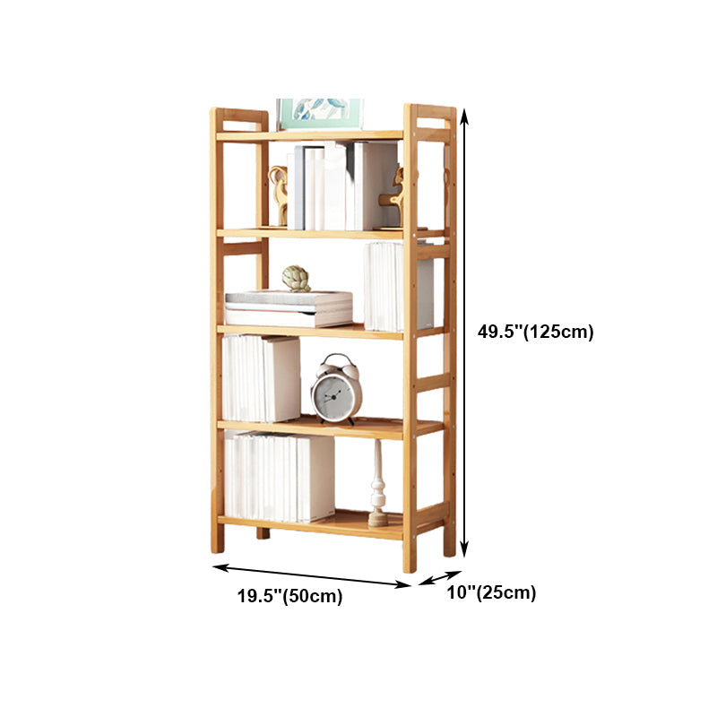Etagere Bücherregal Bamboo Open Back Regal Bücherregal für den Studienraum