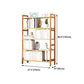 Etagere Bücherregal Bamboo Open Back Regal Bücherregal für den Studienraum
