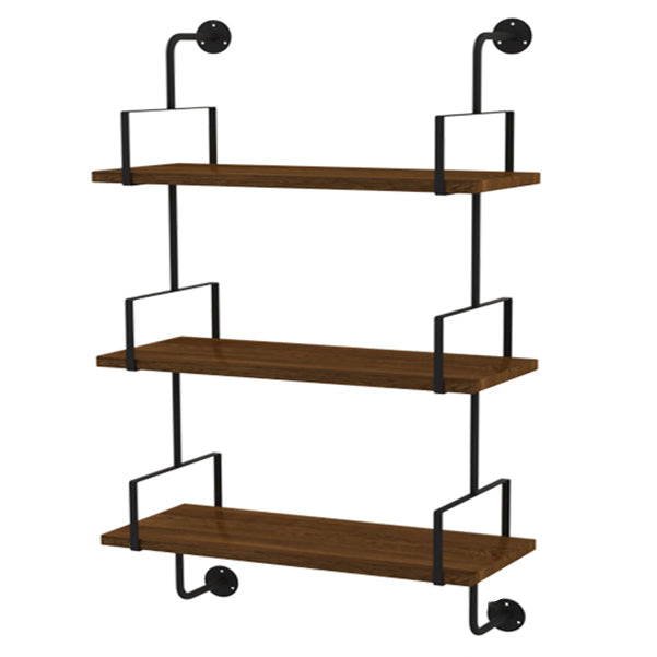 9.87"W Bookshelf Contemporary Style Wall Mounted Bookcase for Home Study Room