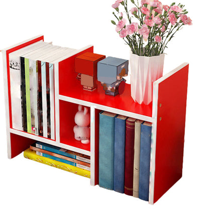 Modern Style 17.8"H Bookshelf Open Back Wood Bookcase for Home Office