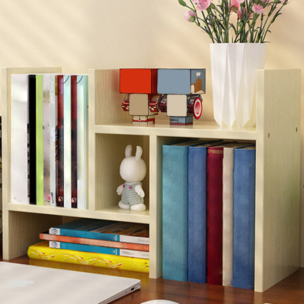 Style moderne 17.8 "H Librairie de bibliothèque Bibliothèque en bois pour le bureau à domicile