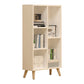 Engineered Wood Shelf Bookcase Closed Back Bookshelf for Study Room