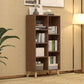 Engineered Wood Shelf Bookcase Closed Back Bookshelf for Study Room