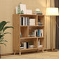 Engineered Wood Shelf Bookcase Closed Back Bookshelf for Study Room