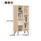 Engineered Wood Shelf Bookcase Closed Back Bookshelf for Study Room
