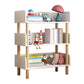 Modern Style Bookshelf Engineer Wood Open Back Bookcase for Home 15.7"L x 9.4"W x 34.3"H White Clearhalo 'Bookcases' 'furn' 'furn_bookcases' 'Furniture' 'Office Furniture' 5122796