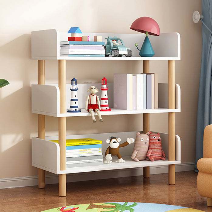 Modern Style Bookshelf Engineer Wood Open Back Bookcase for Home Clearhalo 'Bookcases' 'furn' 'furn_bookcases' 'Furniture' 'Office Furniture' 5122797