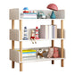 Modern Style Bookshelf Engineer Wood Open Back Bookcase for Home 23.6"L x 9.4"W x 34.3"H White Clearhalo 'Bookcases' 'furn' 'furn_bookcases' 'Furniture' 'Office Furniture' 5122798