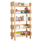 Modern Style Bookshelf Engineer Wood Open Back Bookcase for Home 23.6"L x 9.4"W x 59.1"H Natural Clearhalo 'Bookcases' 'furn' 'furn_bookcases' 'Furniture' 'Office Furniture' 5122804