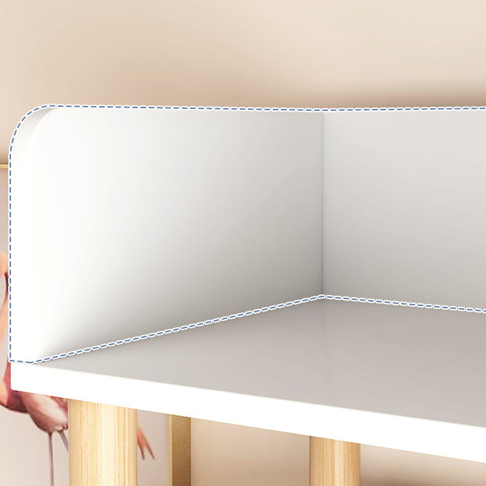 Modern Style Bookshelf Engineer Wood Open Back Bookcase for Home Clearhalo 'Bookcases' 'furn' 'furn_bookcases' 'Furniture' 'Office Furniture' 5122809