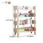Modern Style Bookshelf Engineer Wood Open Back Bookcase for Home Clearhalo 'Bookcases' 'furn' 'furn_bookcases' 'Furniture' 'Office Furniture' 5122834