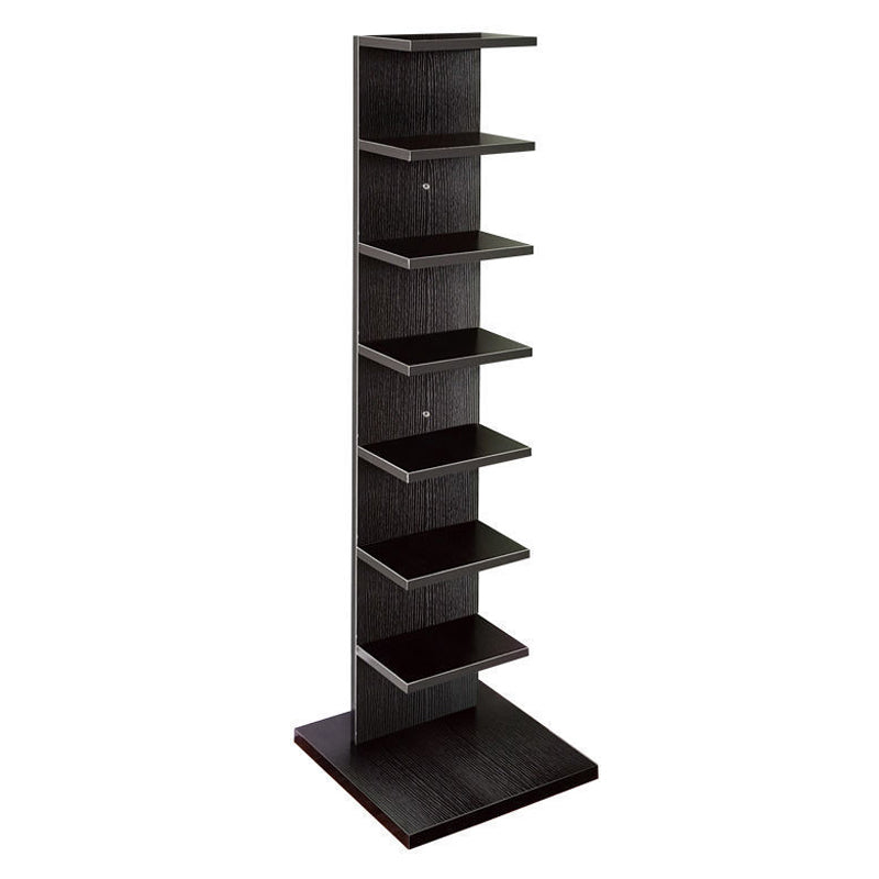 13.78"W Bookshelf Invisible Contemporary Style Bookcase for Office and Home