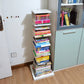 13.78"W Bookshelf Invisible Contemporary Style Bookcase for Office and Home