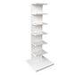 13.78"W Bookshelf Invisible Contemporary Style Bookcase for Office and Home
