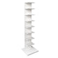 13.78"W Bookshelf Invisible Contemporary Style Bookcase for Office and Home