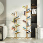 9.49"W Bookshelf Invisible Contemporary Style Bookcase for Office Home