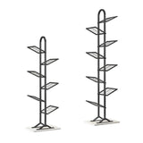 9.49"W Bookshelf Invisible Contemporary Style Bookcase for Office Home