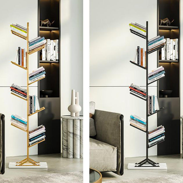 9.49"W Bookshelf Invisible Contemporary Style Bookcase for Office Home