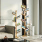9.49"W Bookshelf Invisible Contemporary Style Bookcase for Office Home