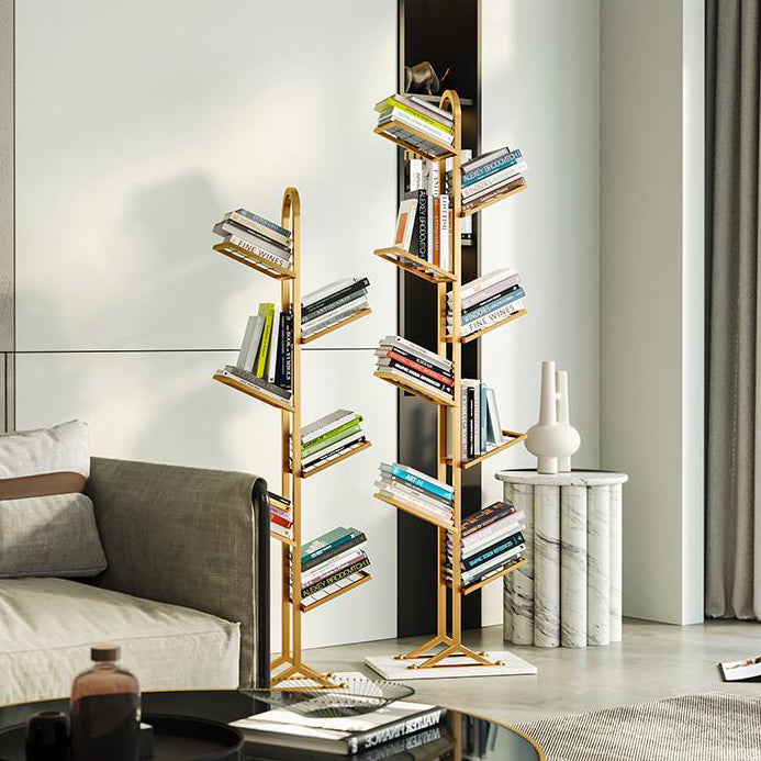 9.49"W Bookshelf Invisible Contemporary Style Bookcase for Office Home