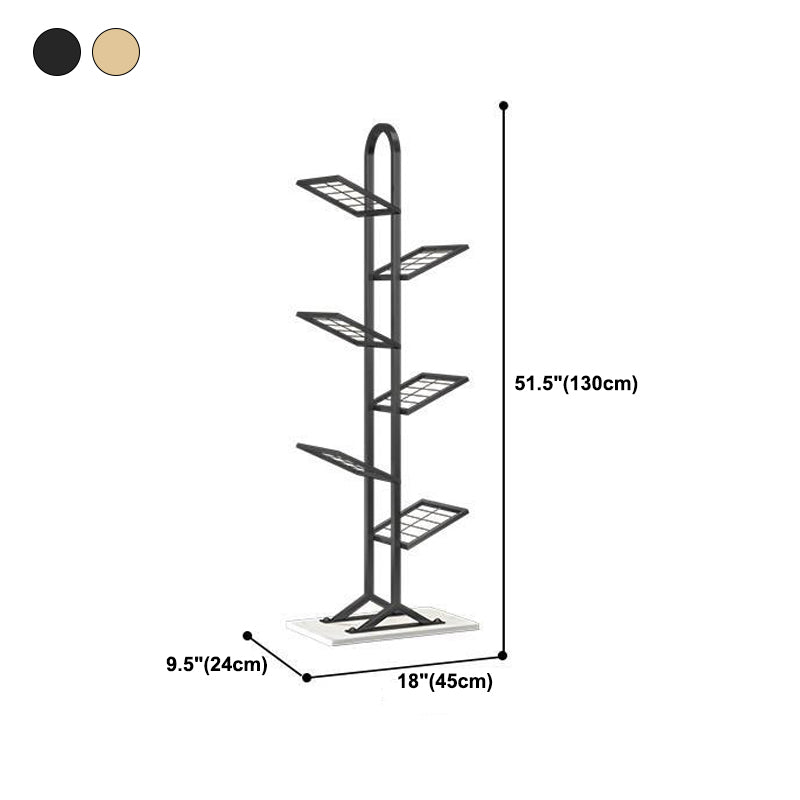 9.49"W Bookshelf Invisible Contemporary Style Bookcase for Office Home