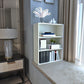 Modern Style Bookshelf Closed Back Wood Bookcase for Home Office