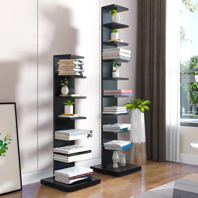 13.78"W Bookshelf Invisible Contemporary Style Bookcase for Office Home