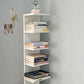 13.78"W Bookshelf Invisible Contemporary Style Bookcase for Office Home