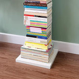 13.78"W Bookshelf Invisible Contemporary Style Bookcase for Office Home