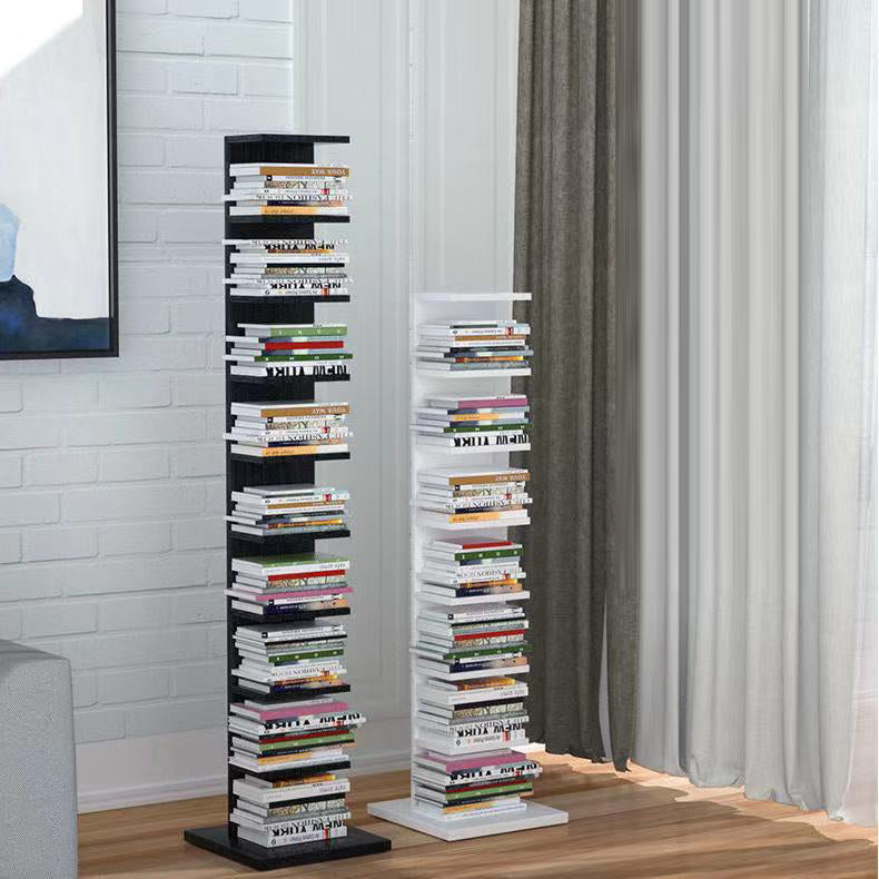 13.78"W Bookshelf Invisible Contemporary Style Bookcase for Office Home