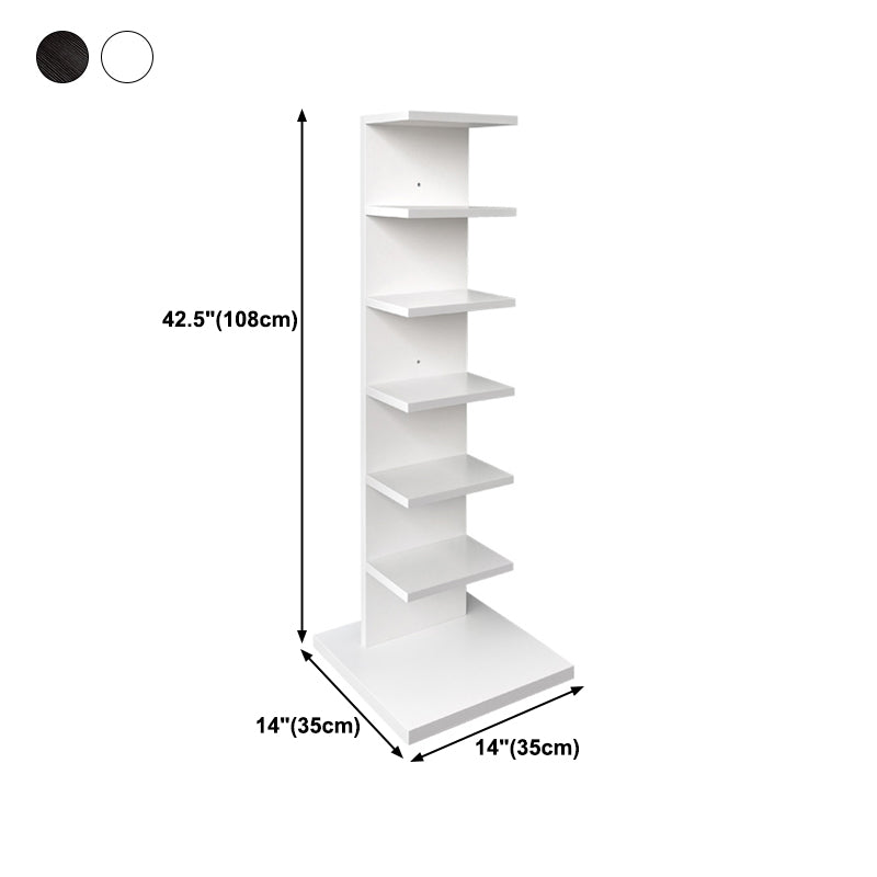 13.78"W Bookshelf Invisible Contemporary Style Bookcase for Office Home