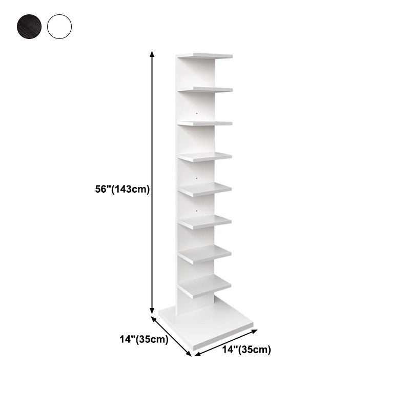 13.78"W Bookshelf Invisible Contemporary Style Bookcase for Office Home