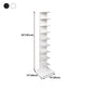 13.78"W Bookshelf Invisible Contemporary Style Bookcase for Office Home