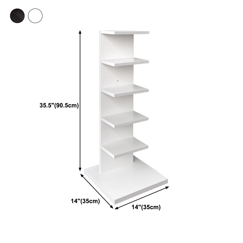 13.78"W Bookshelf Invisible Contemporary Style Bookcase for Office Home