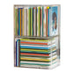 Modern Style Bookshelf Stackable Plastic Bookcase for Home Office