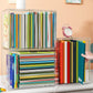 Modern Style Bookshelf Stackable Plastic Bookcase for Home Office
