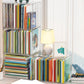 Modern Style Bookshelf Stackable Plastic Bookcase for Home Office