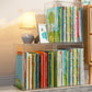Modern Style Bookshelf Stackable Plastic Bookcase for Home Office