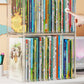 Modern Style Bookshelf Stackable Plastic Bookcase for Home Office