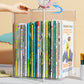 Modern Style Bookshelf Stackable Plastic Bookcase for Home Office