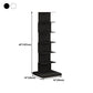 13.78"W Bookshelf Contemporary Style Invisible Bookcase for Home Office