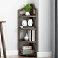 Corner Book Shelf Vertical Modern Shelf Bookcase for Study Room