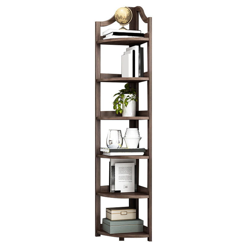 Corner Book Shelf Vertical Modern Shelf Bookcase for Study Room