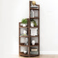 Corner Book Shelf Vertical Modern Shelf Bookcase for Study Room